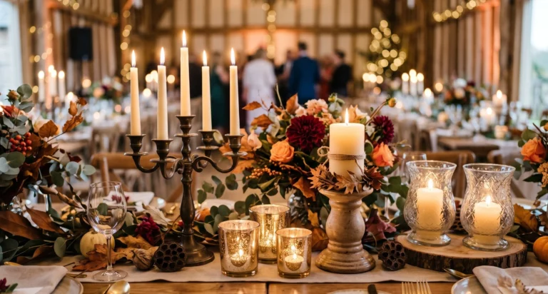 Best Candle Holders for Fall Wedding