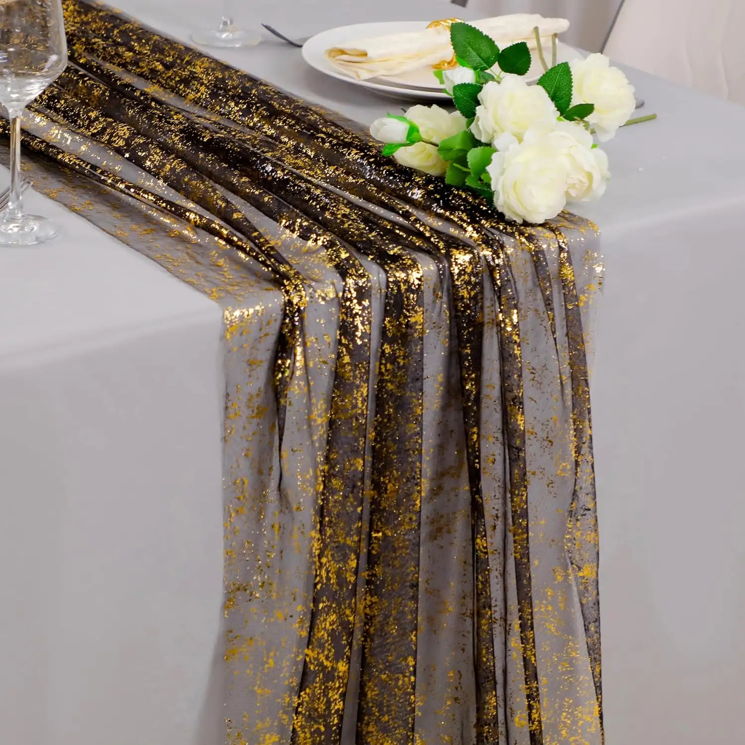 Black And Gold Runner