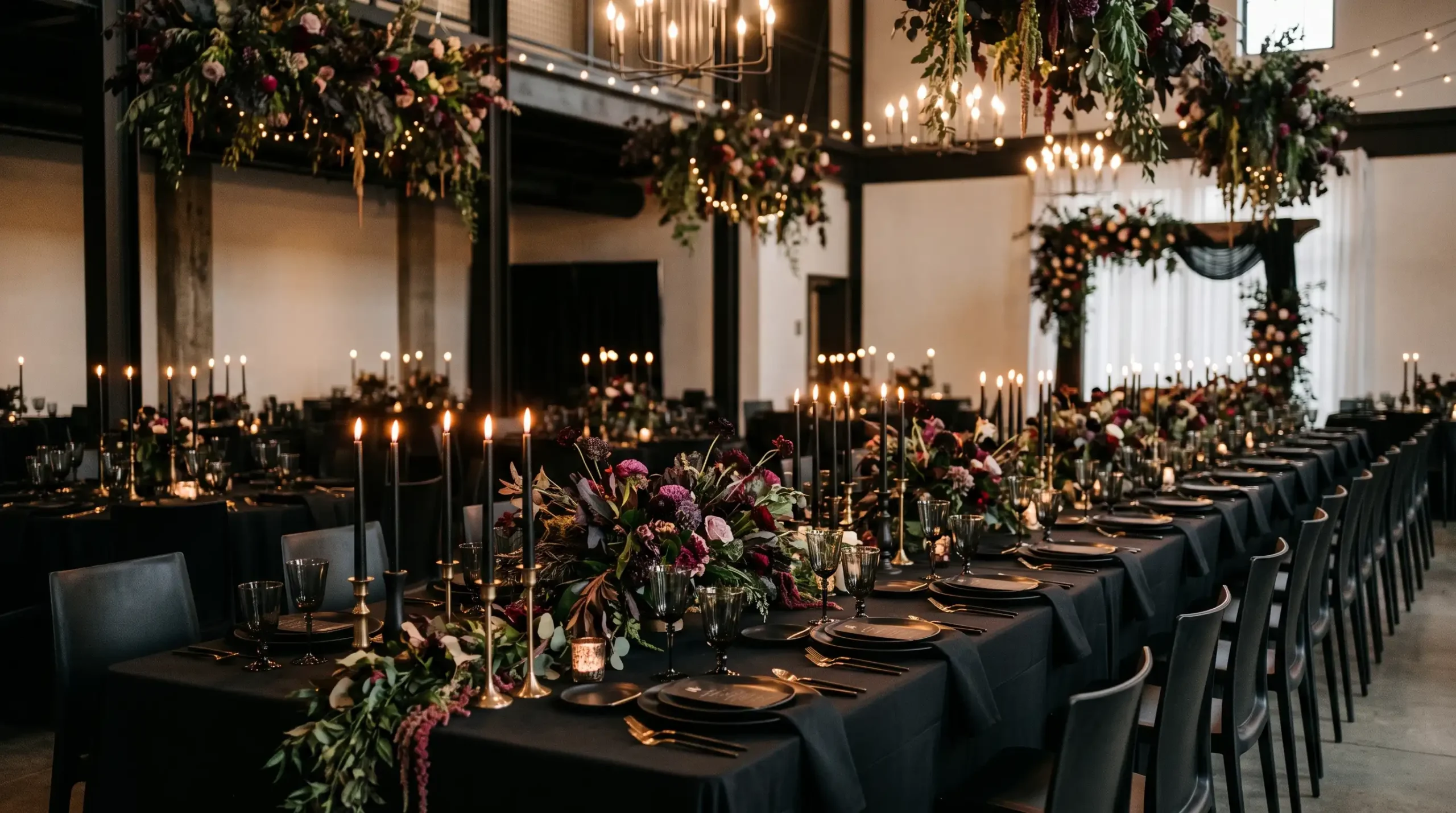 Black Wedding Decor Ideas