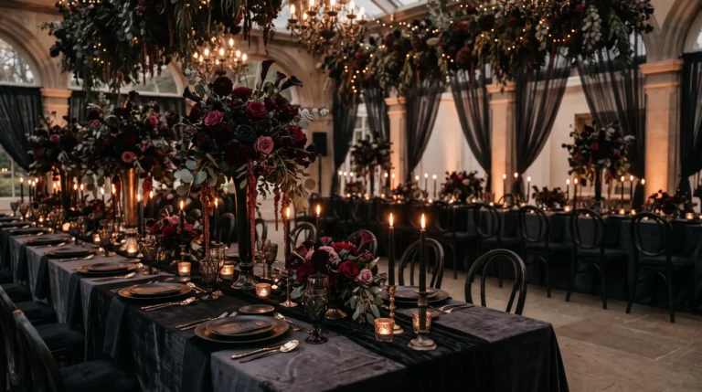 Black Wedding Theme Ideas