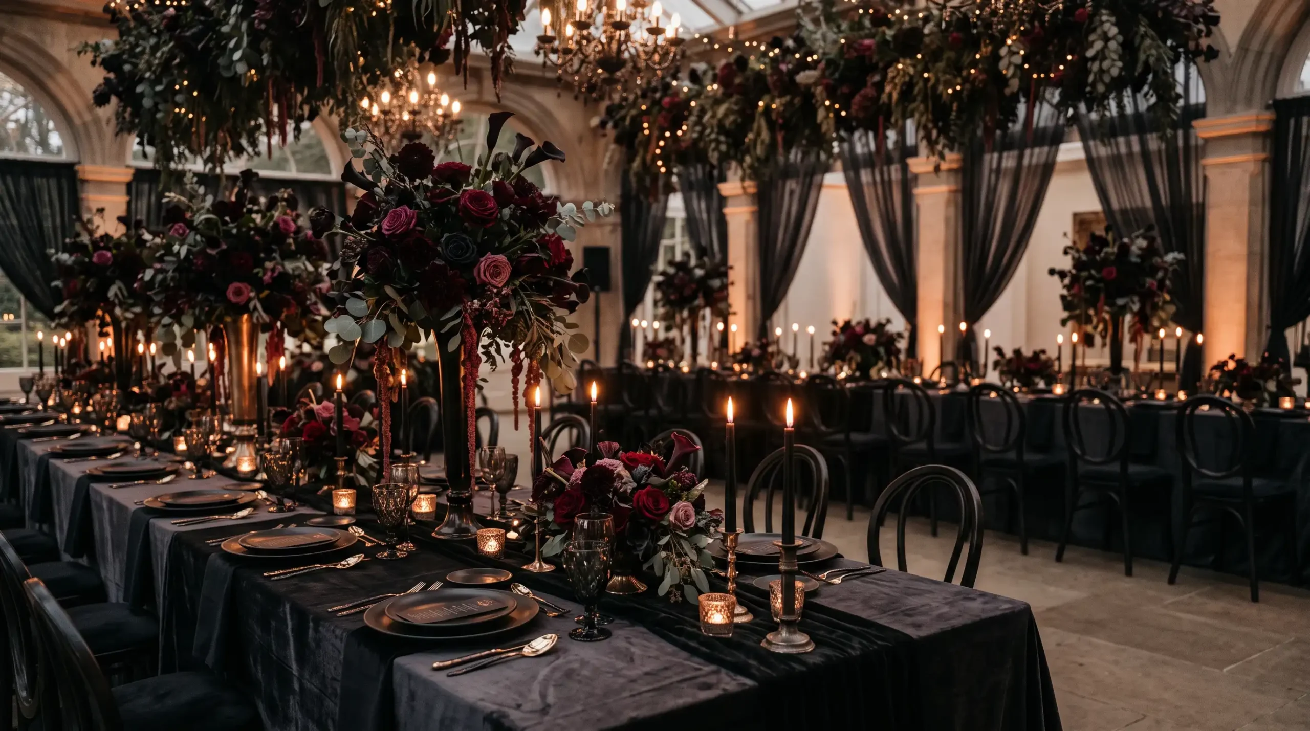 Black Wedding Theme Ideas