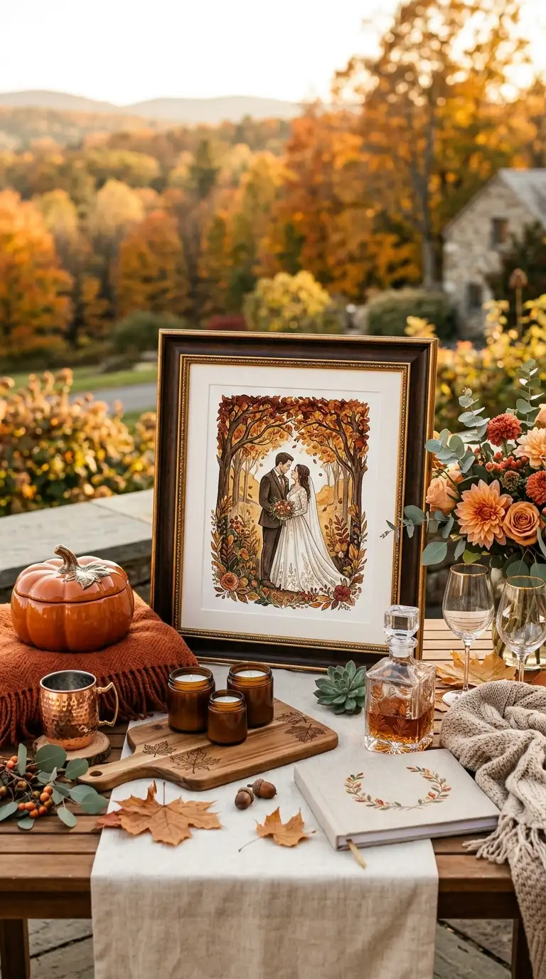 Custom Illustrated Couple Portrait
