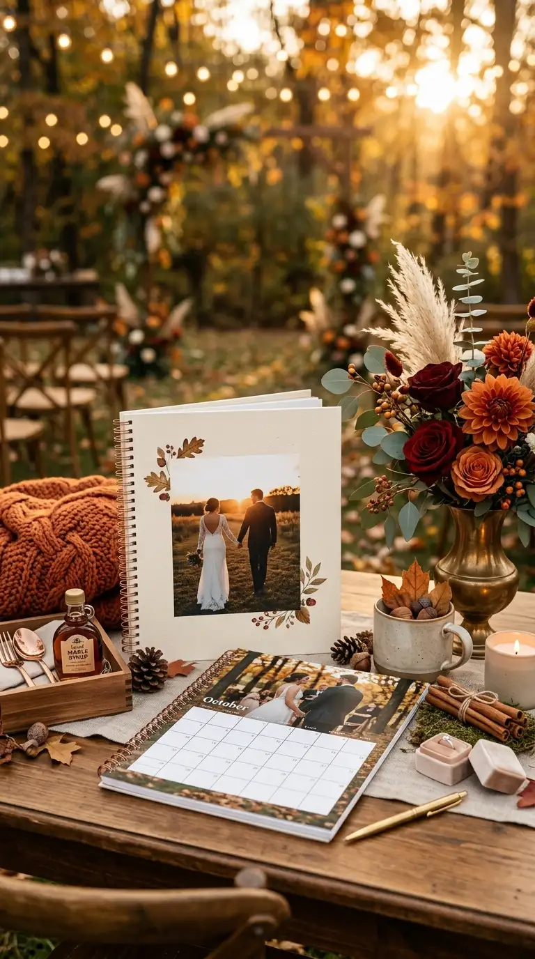 Custom Photo Calendar For Newlyweds