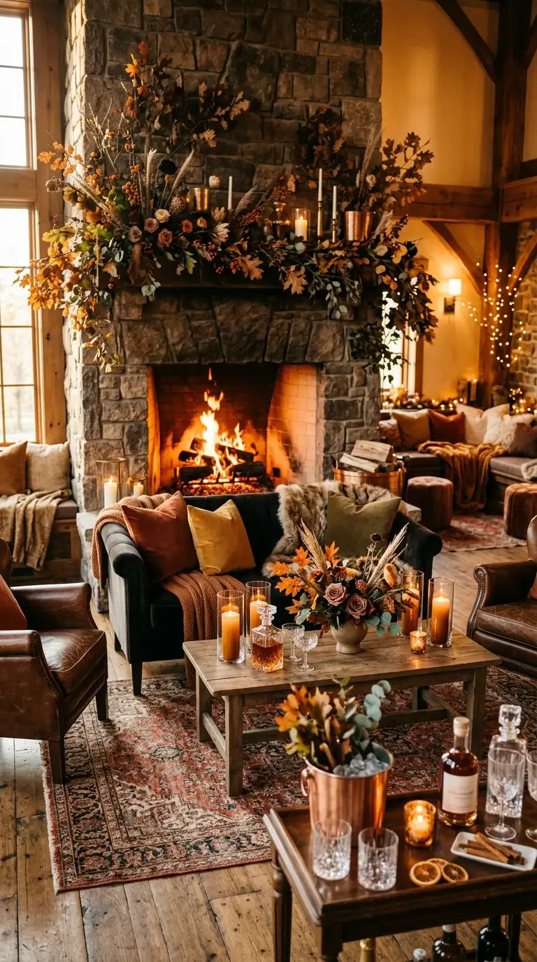 Fireside Wedding Cocktail Lounge