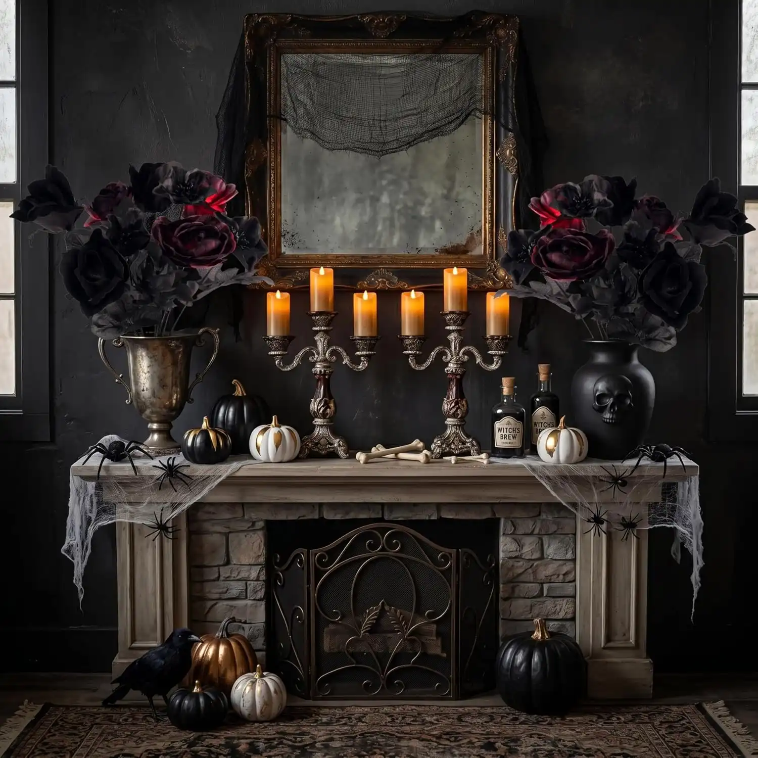 Gothic Garden Rose Arrangement
