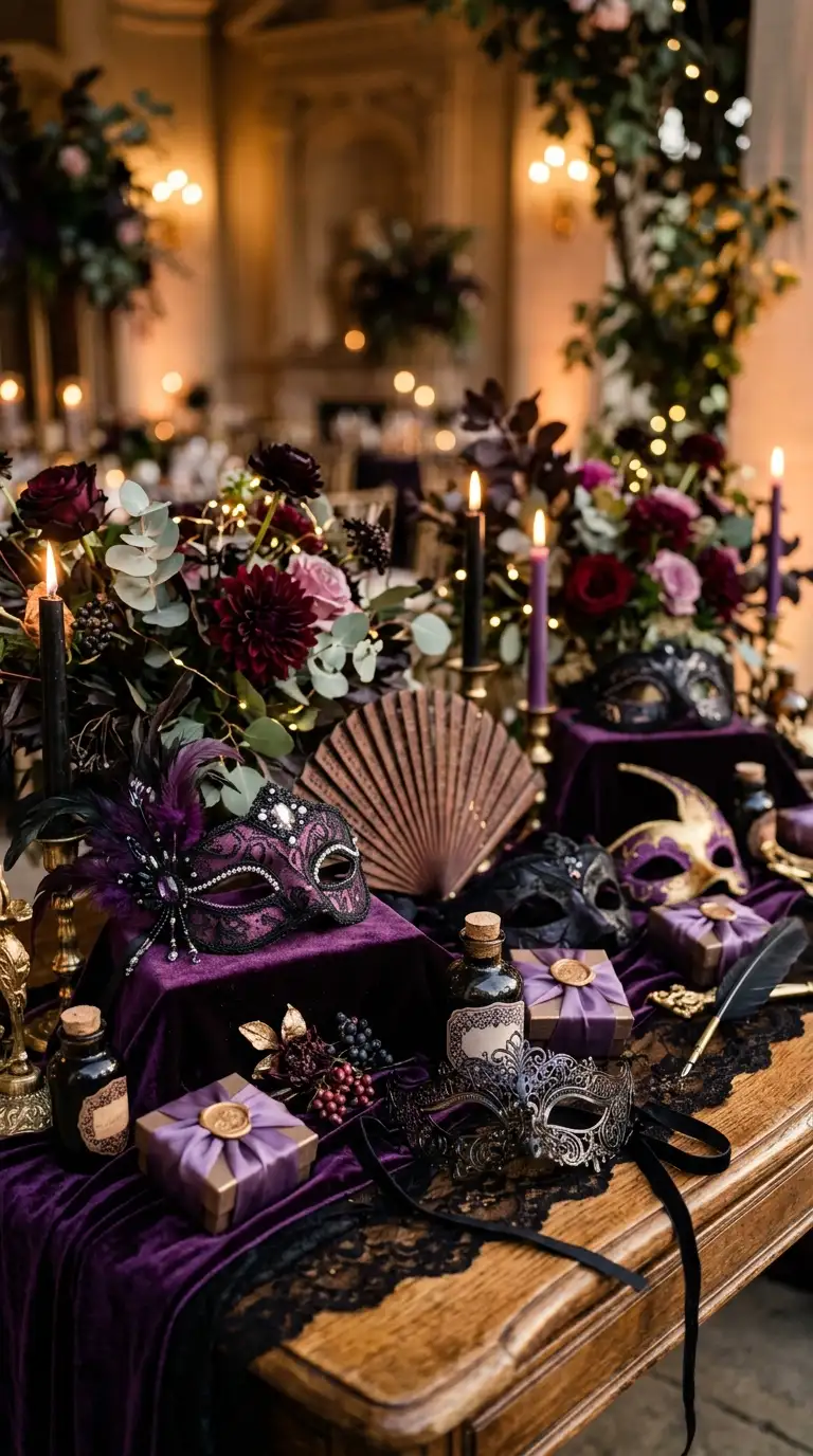 Masquerade Inspired Guest Accessories
