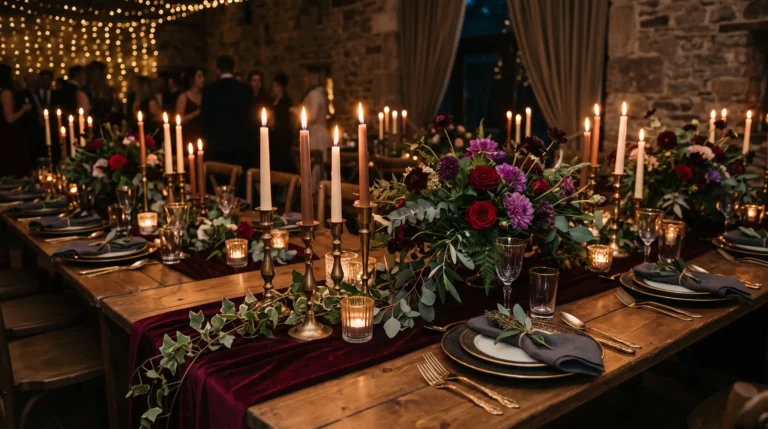 Moody Wedding Decor Ideas
