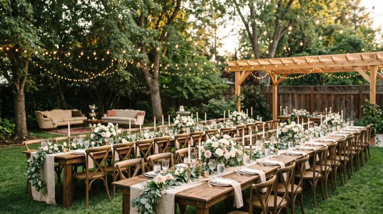 Outdoor Wedding Reception Decor Ideas