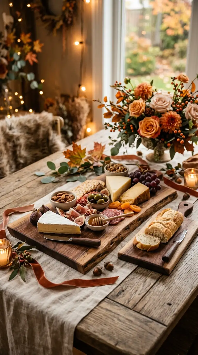 Rustic Artisan Serving Board Set