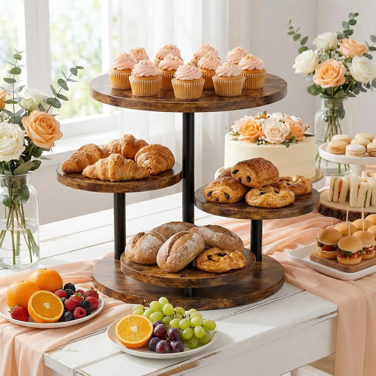 Scalloped Cake Stand For Hosting