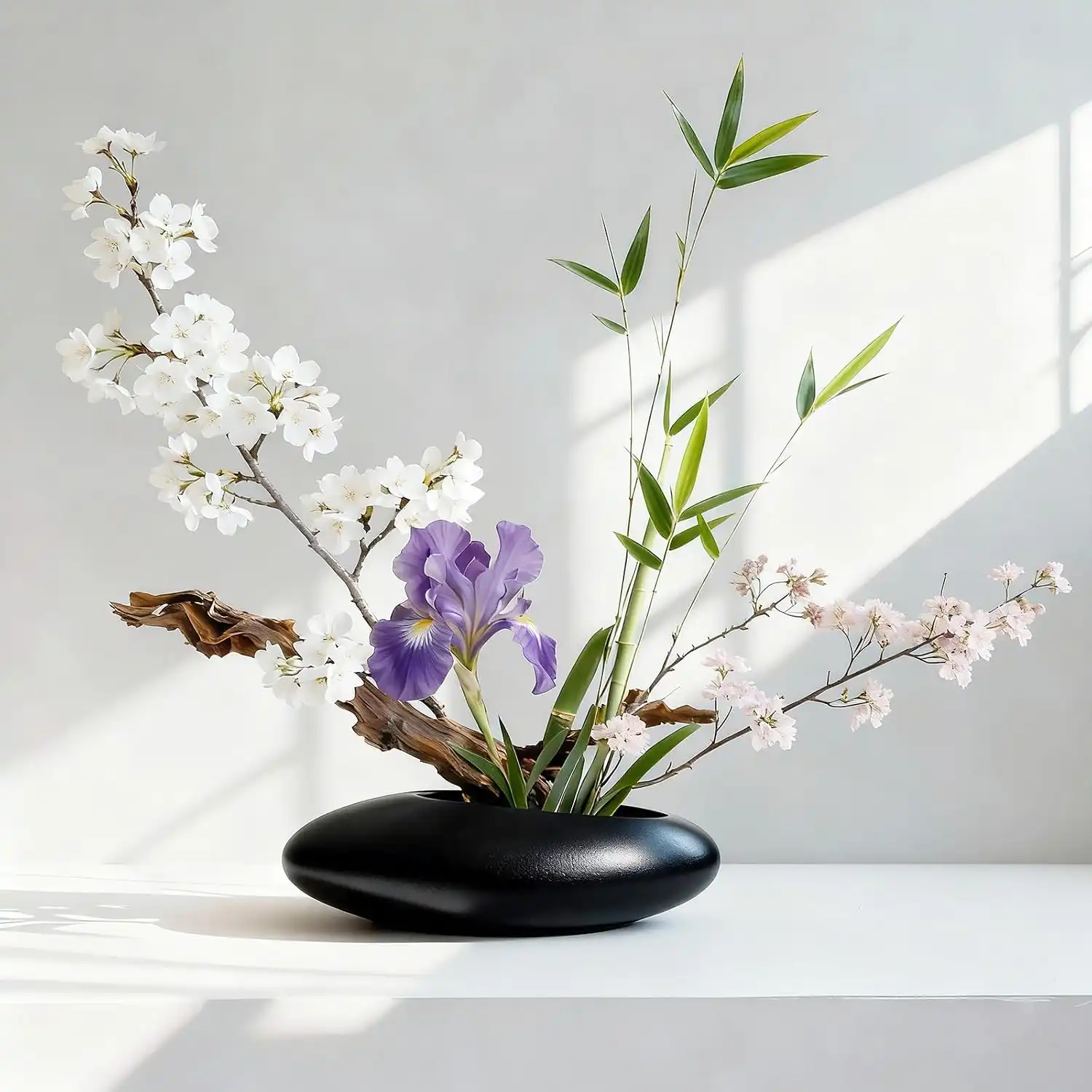 Sculptural Asymmetrical Bloom Arrangements