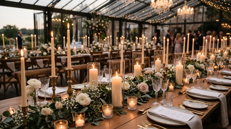 Wedding Candle Decor Ideas