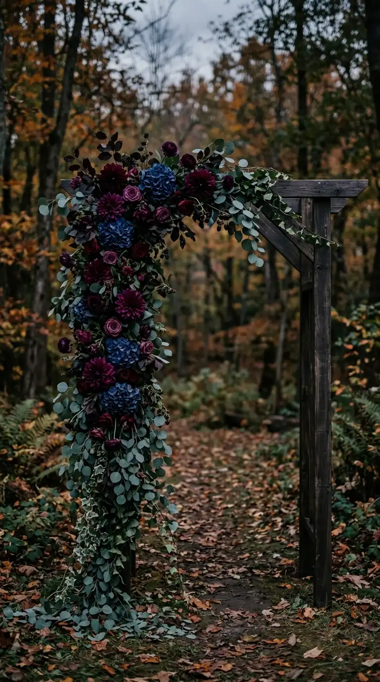 Blue Plum Ceremony Arch