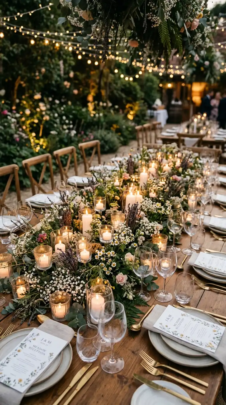 Candle Meadow Table Styling
