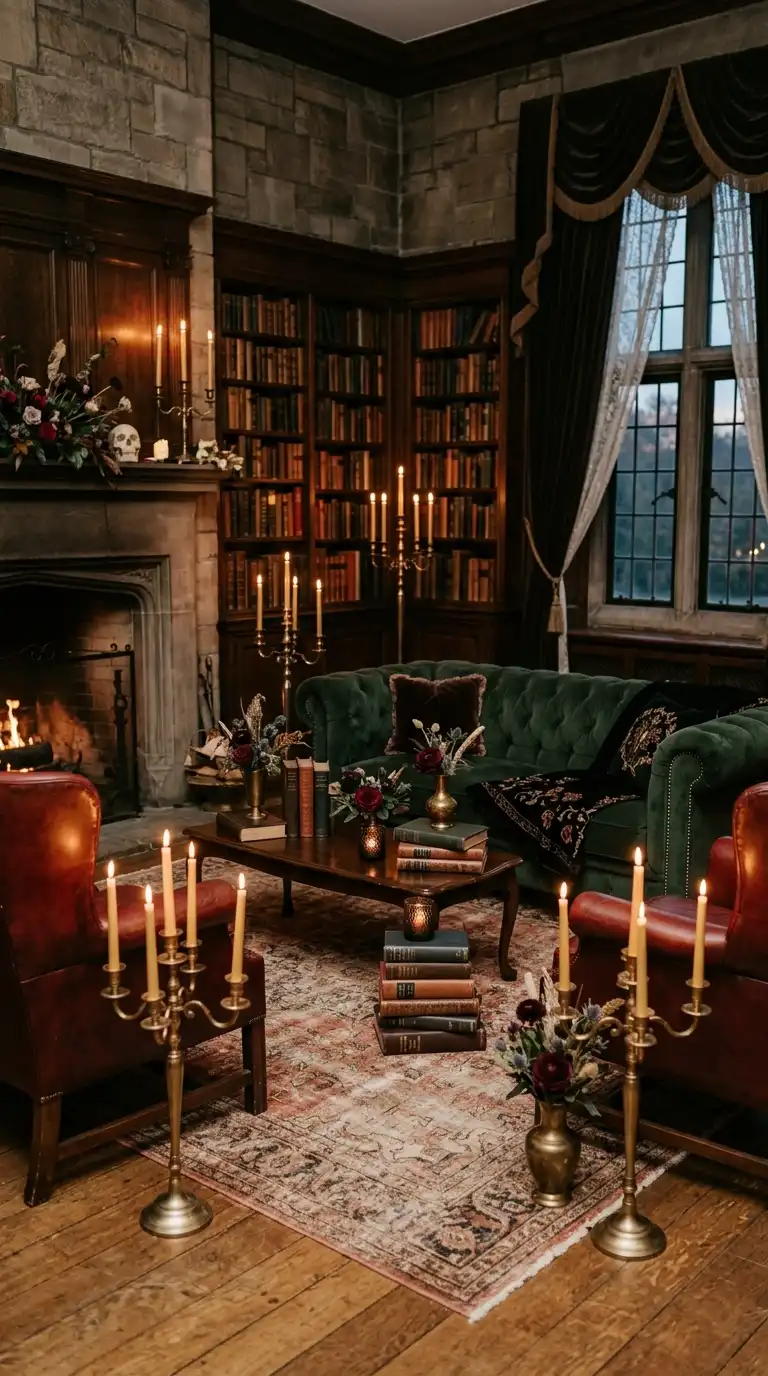 Candlelit Vintage Lounge Seating