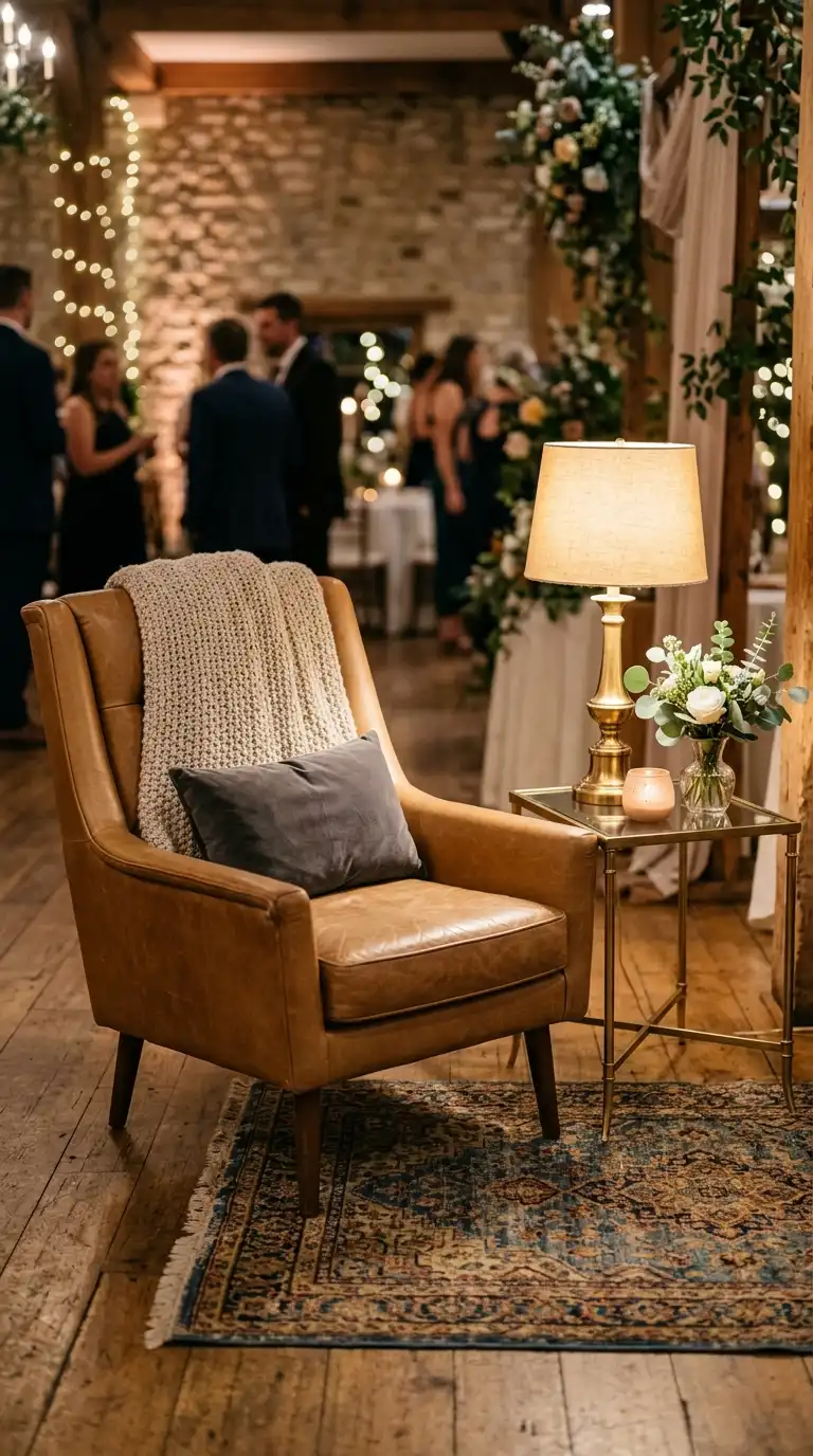 Cozy Curated Lounge Vignette