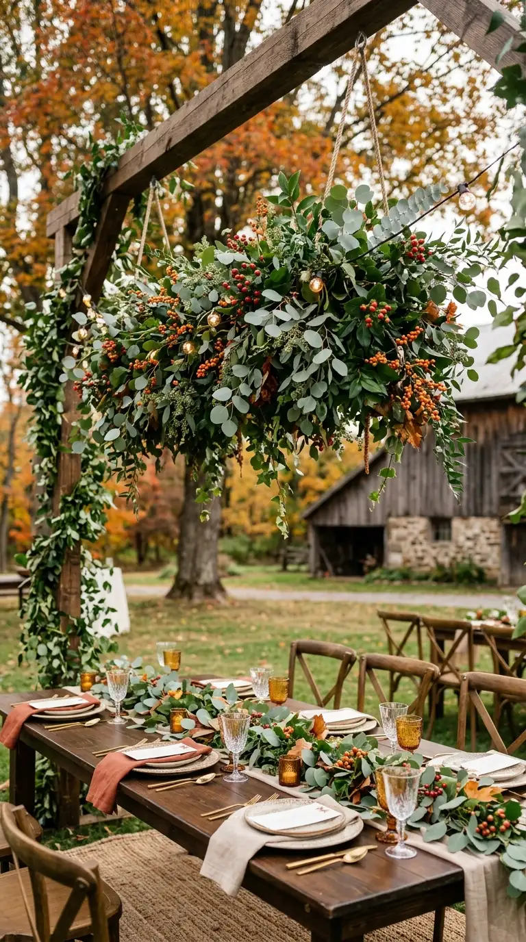 Deep Greenery Floral Installations