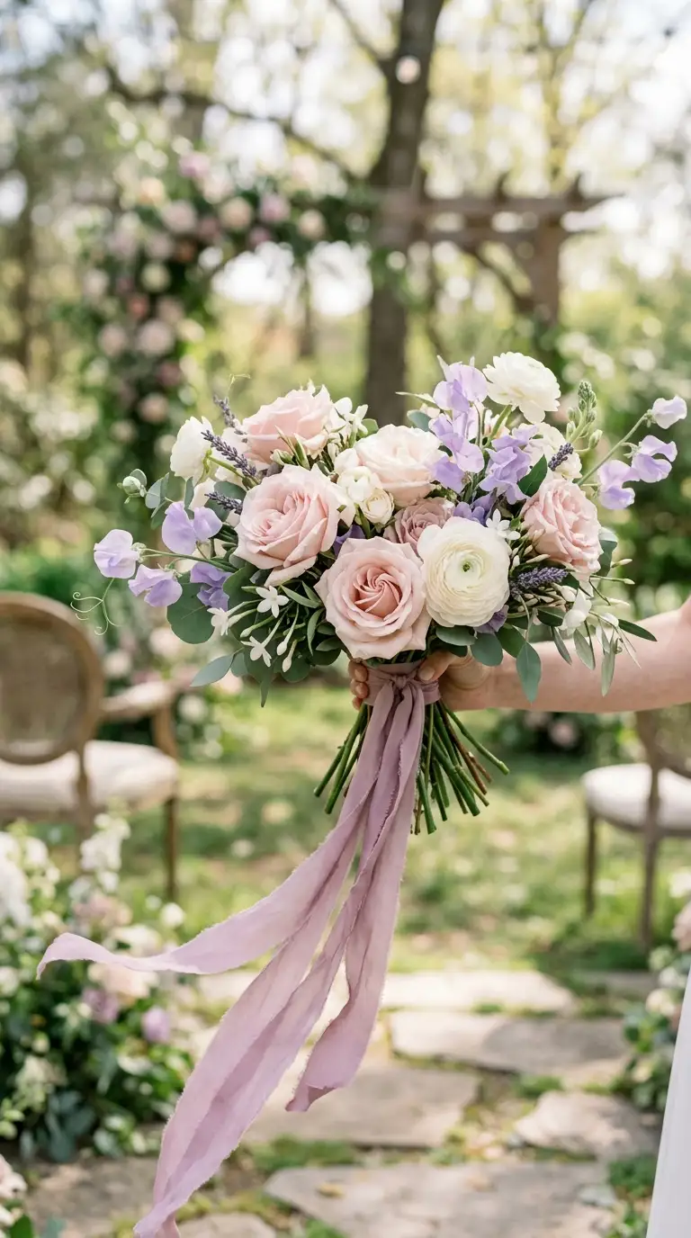 Dreamy Pastel Wedding Bouquets