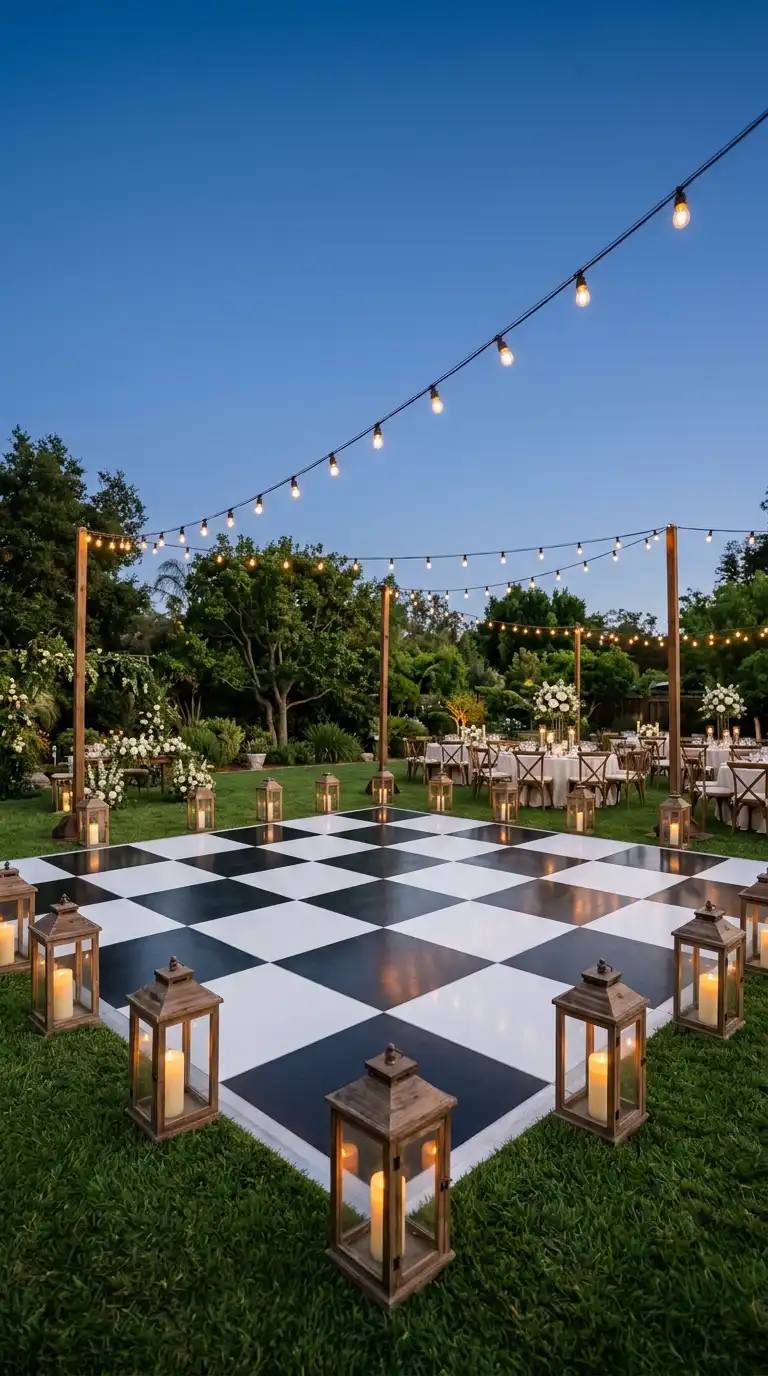 Elegant Outdoor Dance Floor
