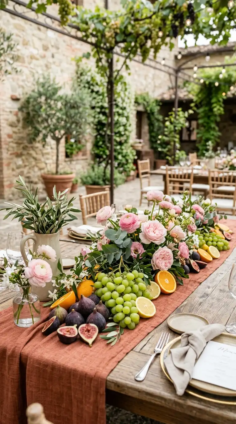 Fruit Filled Centerpiece Displays