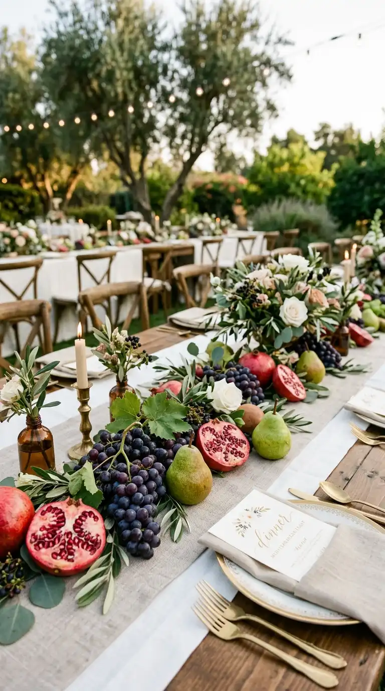 Fruit Filled Tablescape Accents