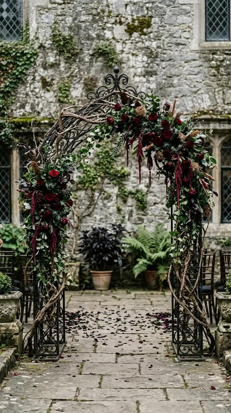 Gothic Arch Ceremony Installation