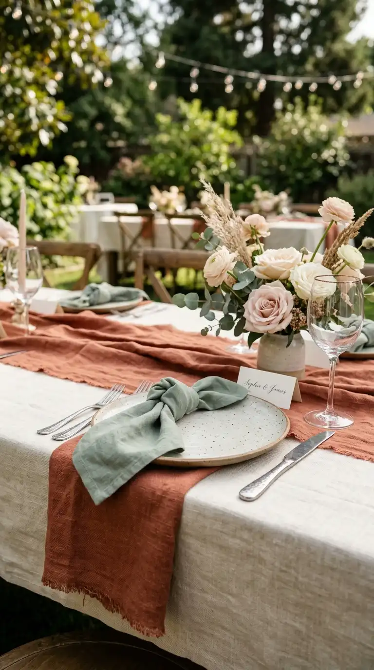 Layered Linen Table Settings