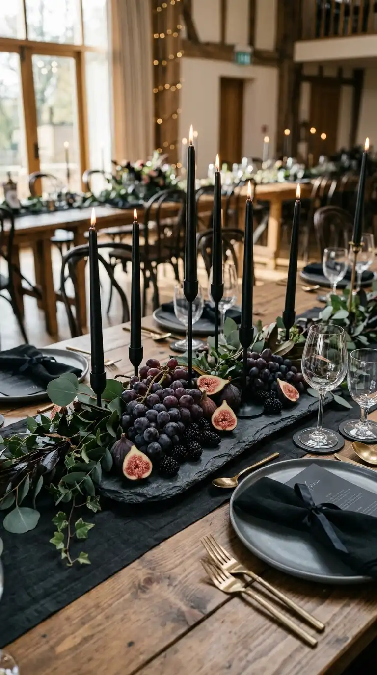 Moody Fruit Table Centerpiece