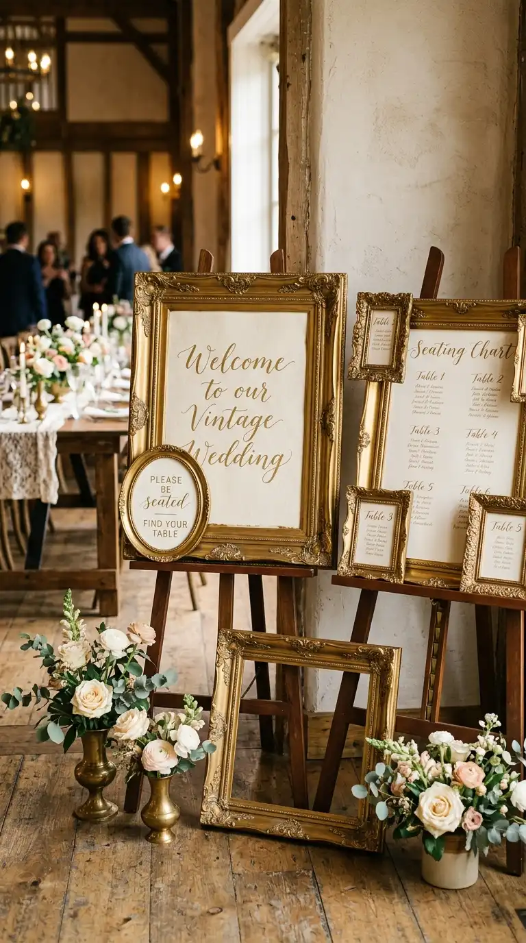 Ornate Gold Picture Frames