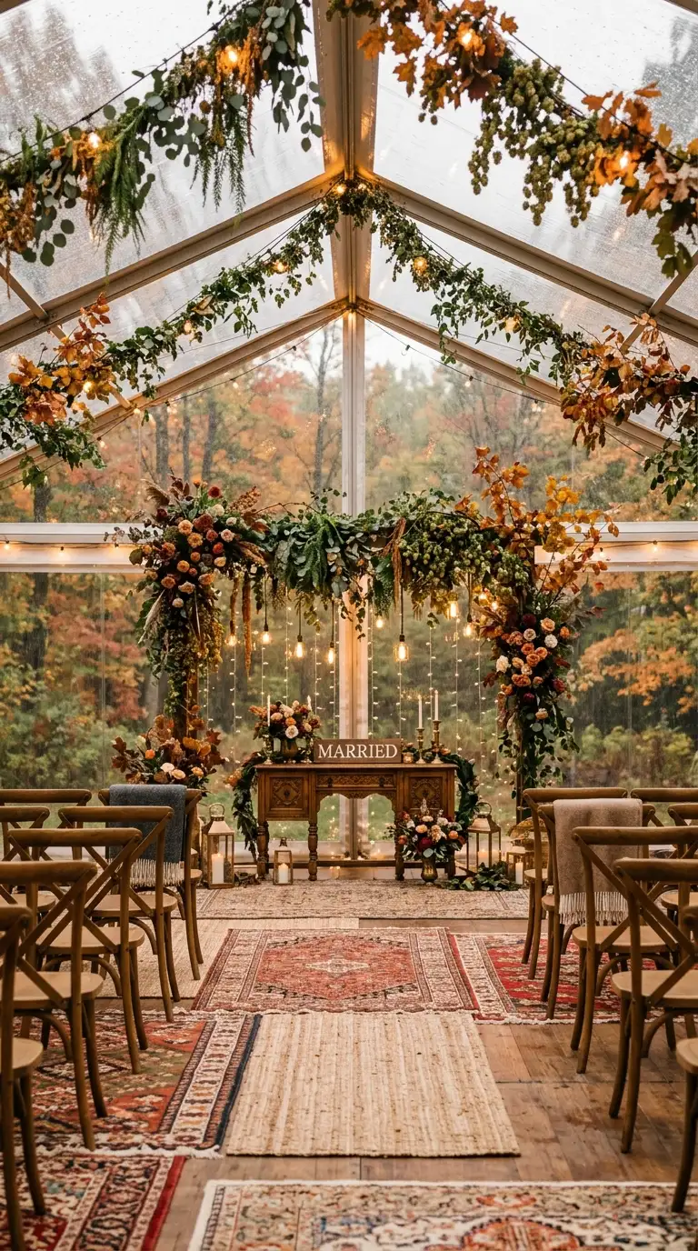 Rain Ready Outdoor Ceremony