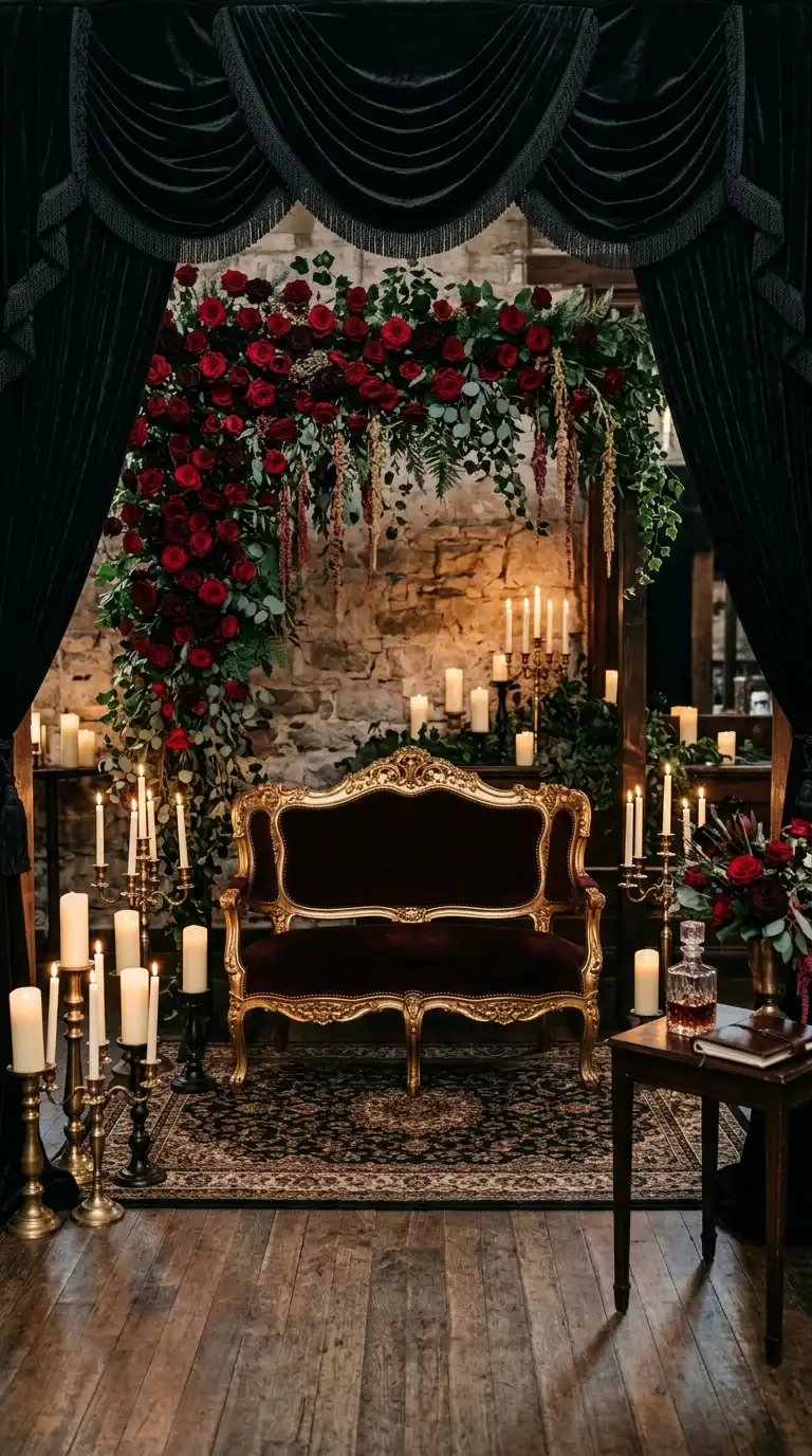 Romantic Gothic Photo Backdrop