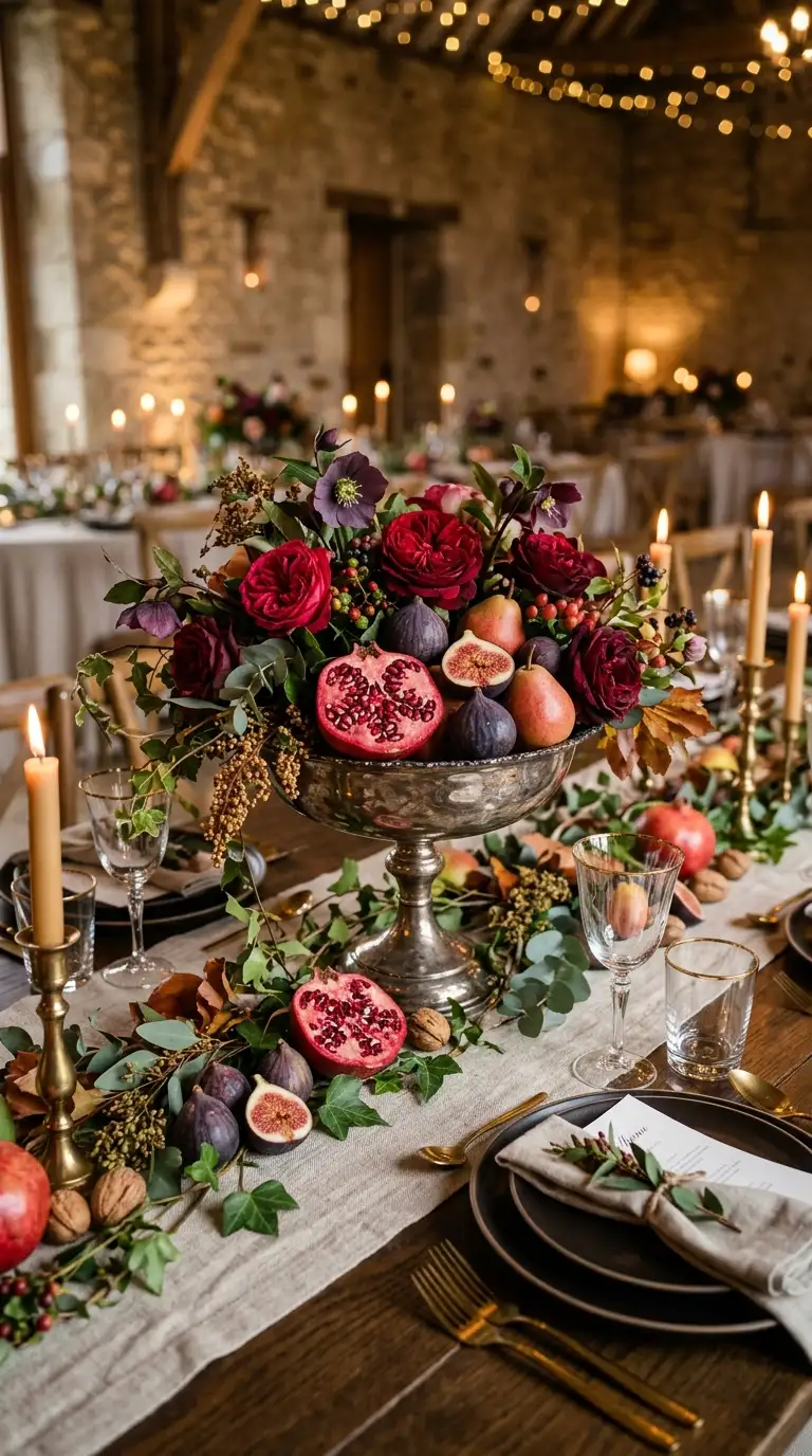 Seasonal Fruit Filled Compote Arrangement