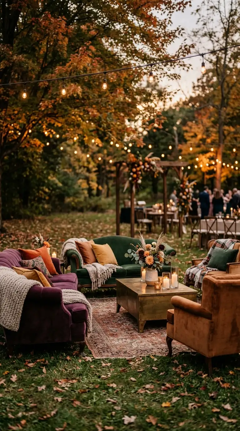 Velvet Lounge Seating Area
