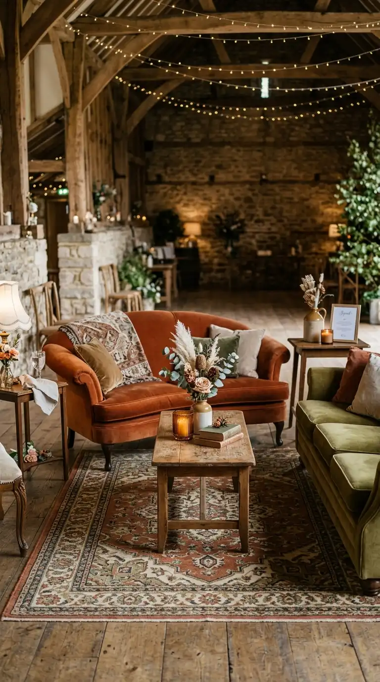 Vintage Lounge Seating Corners