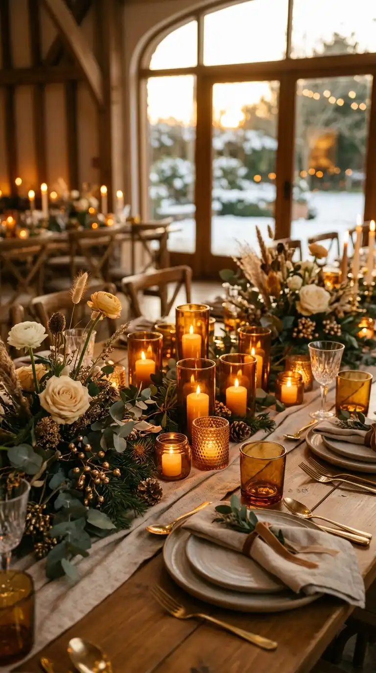Affordable Amber Glass Candle Holders