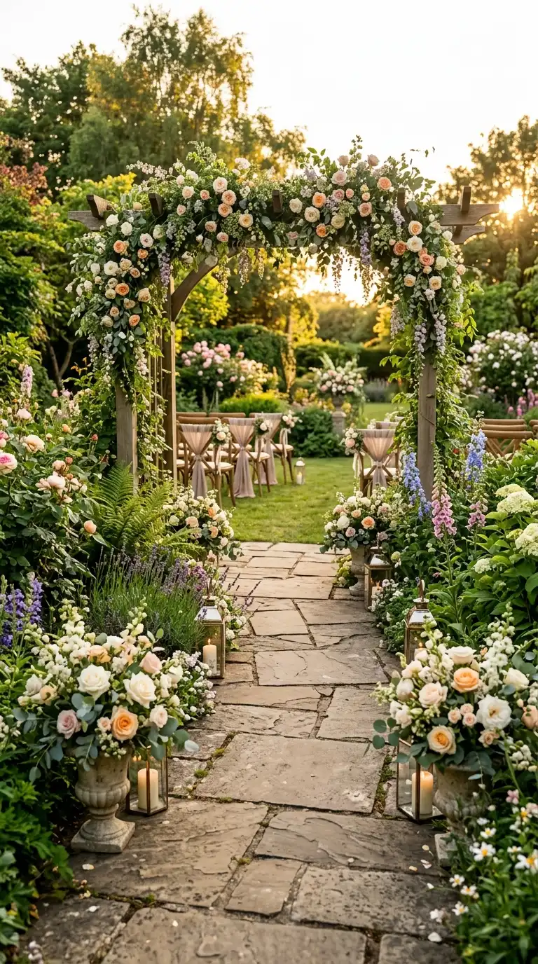 Charming Stone Garden Pathway