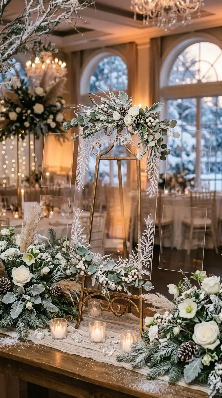 Clear Acrylic Wedding Seating Charts