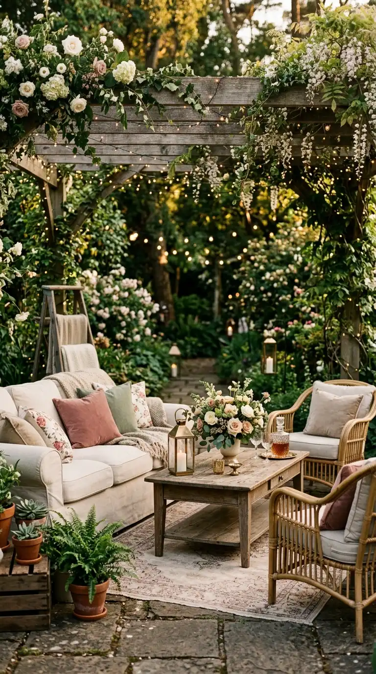 Cozy Garden Lounge Seating