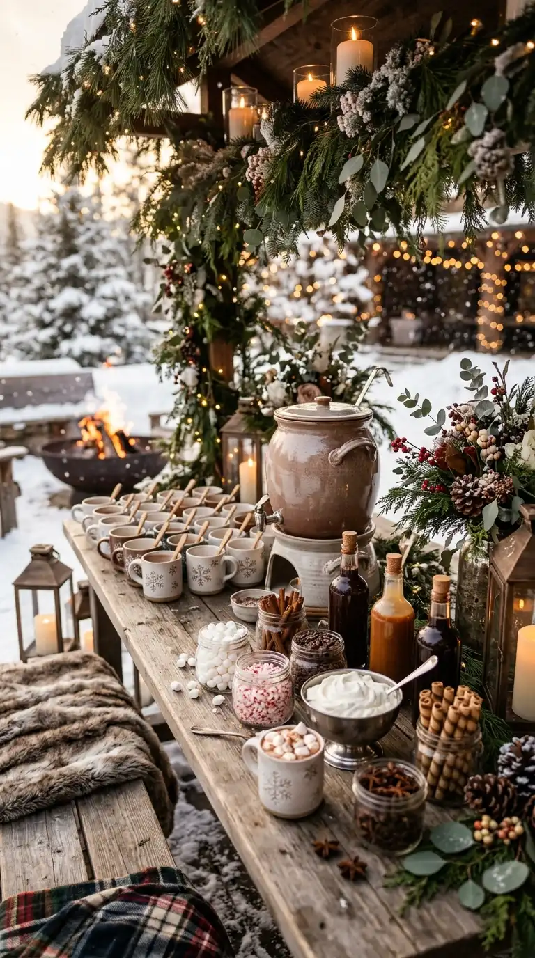 Cozy Hot Chocolate Wedding Bar