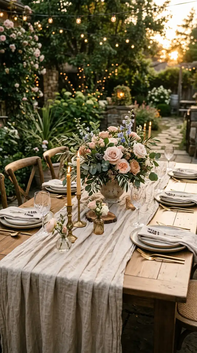 Soft Linen Table Runners