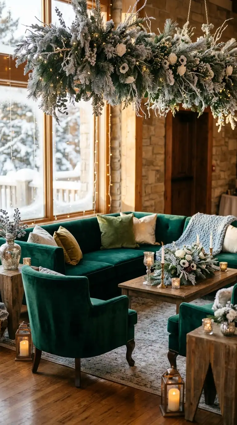 Velvet Wedding Lounge Seating