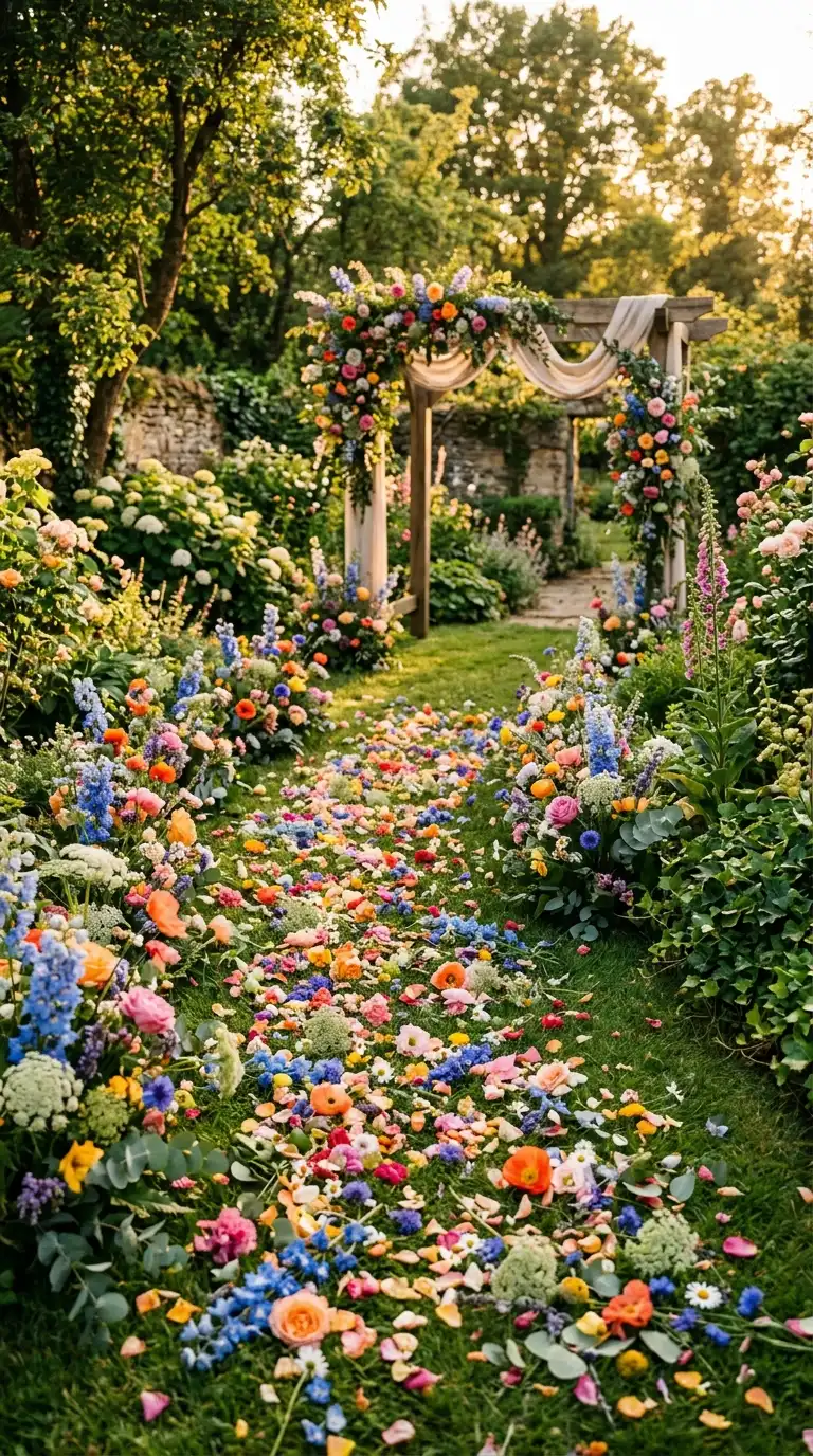 Wildflower Aisle Petal Scatter